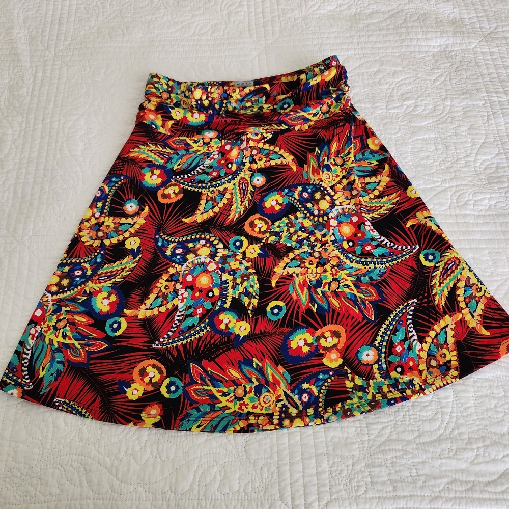 Bright Parallel Skirt